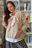 Oliver Knit Cardigan Classic Camel